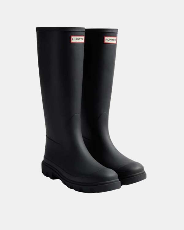 Botas Botas de Água Mulher Hunter Preto HFRU0001251 DOWNPOUR TALL