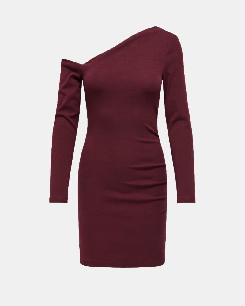 Vestidos de Festa Mulher ONLY Vermelho 15362133 VILLA