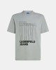 T-shirts Manga curta Homem Karl Lagerfeld Cinza A3M17002
