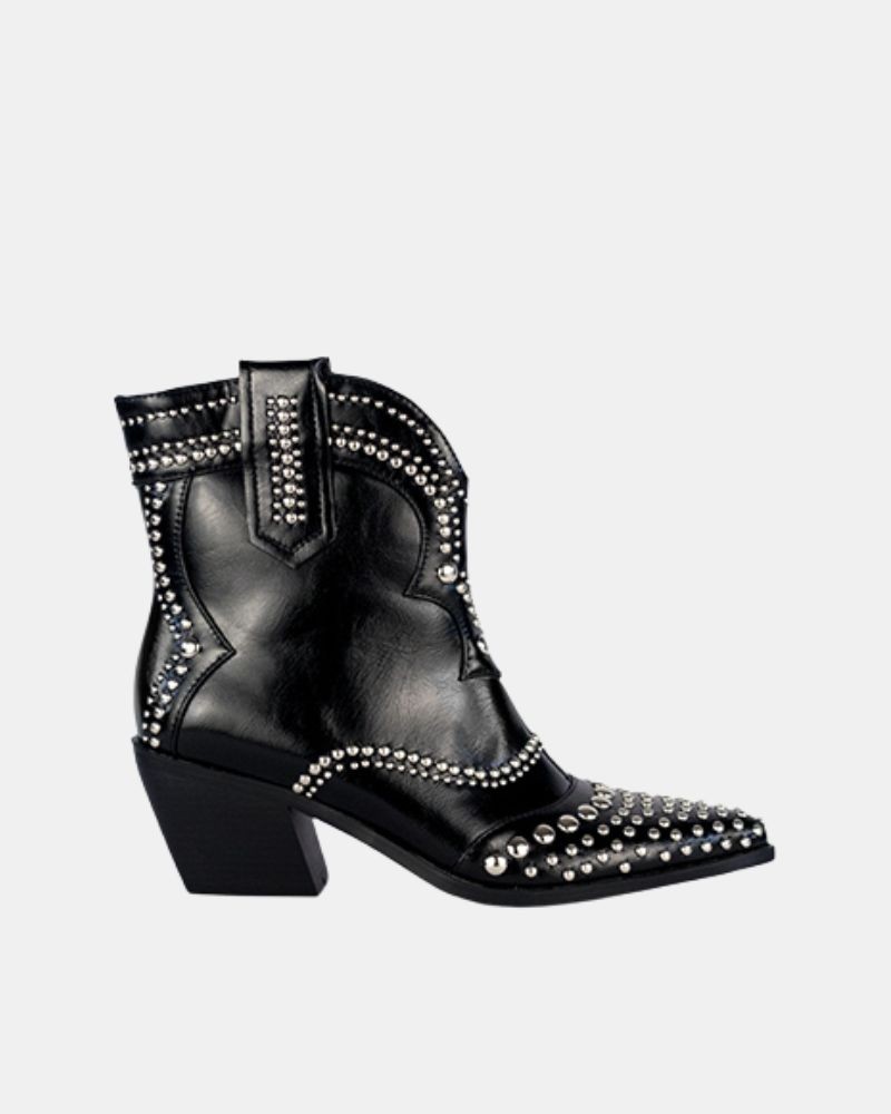 Botas Cowboy Baixas Mulher RockAway Negro 84542