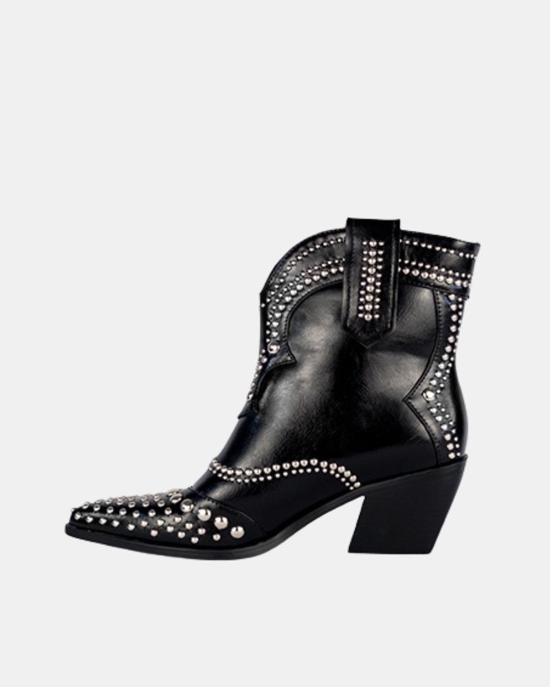 Botas Cowboy Baixas Mulher RockAway Negro 84542