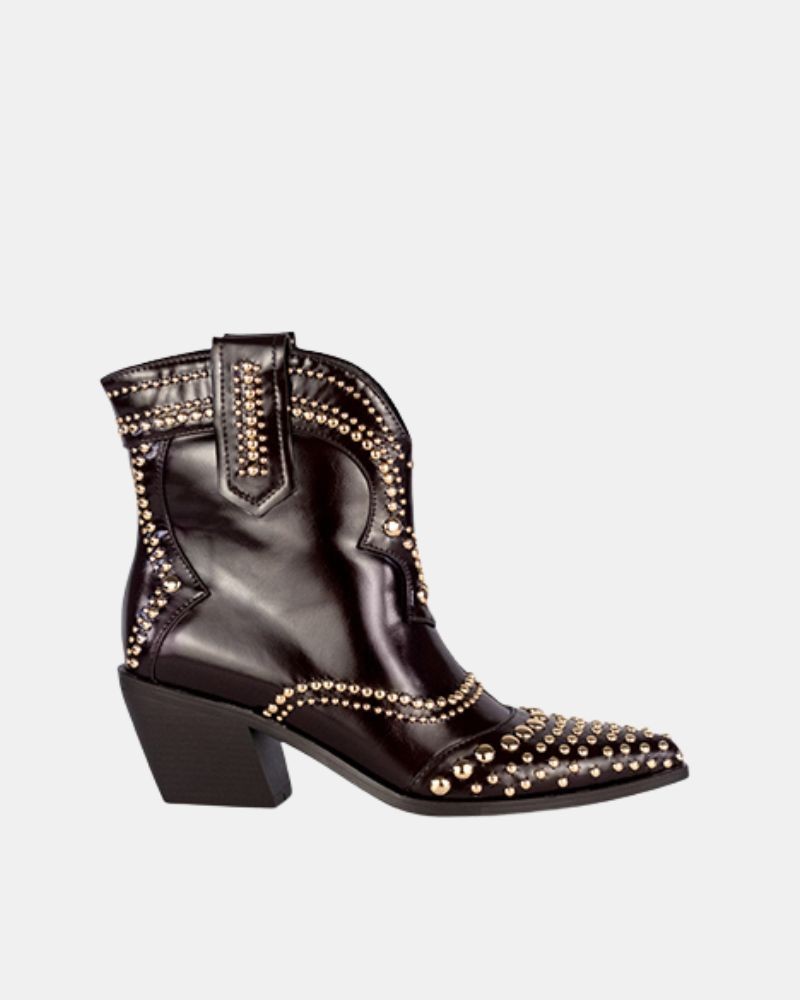 Botas Cowboy Baixas Mulher RockAway Marrom 84542