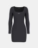  Vestidos  Manga larga Mujer GUESS Negro W5BK12 KA0H1