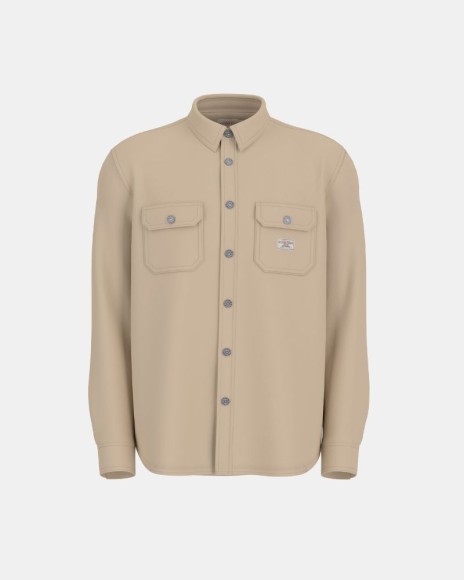  Camisas Manga larga Hombre GUESS Beige M5YH66 WHFR1