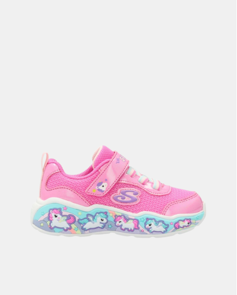  Zapatillas Infantil SKECHERS Rosa 303158N PLAY SCENE FUN SQUAD
