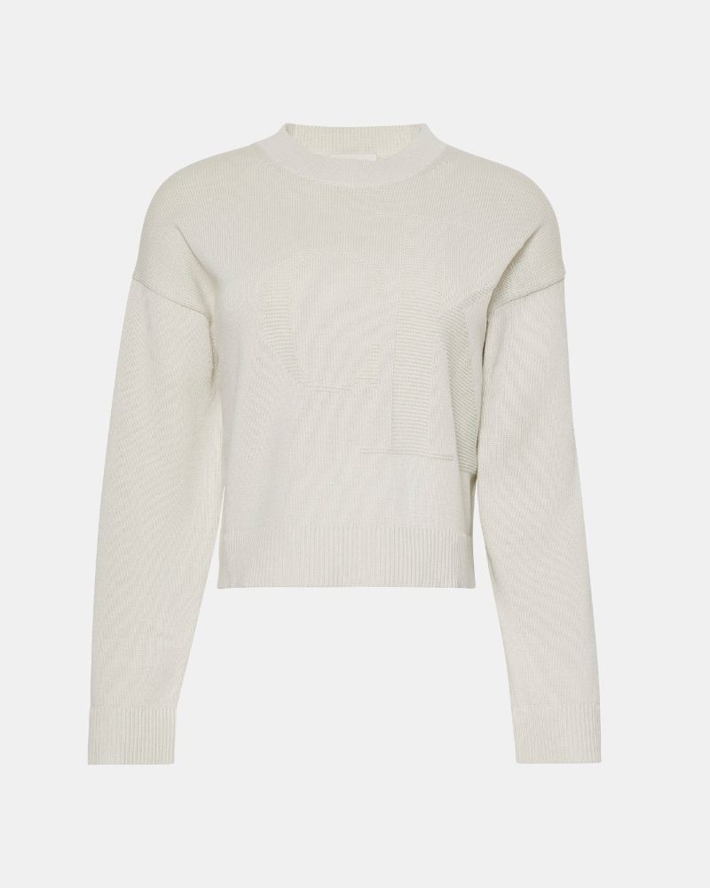 T-shirt de Manga Comprida Feminina CALVIN KLEIN Nude LV047D304G