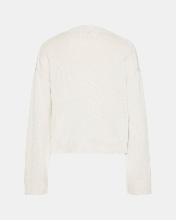 T-shirt de Manga Comprida Feminina CALVIN KLEIN Nude LV047D304G