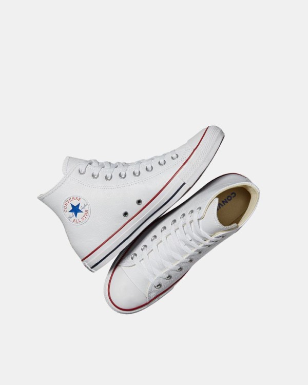Sapatilhas Altas Mulher CONVERSE Branco 132169C CHUCK TAYLOR ALL STAR LEATHER