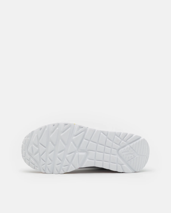 Sapatilhas Infantil SKECHERS Branco 314976L X GOLDCROWN UNO LITE LOVELY LUV
