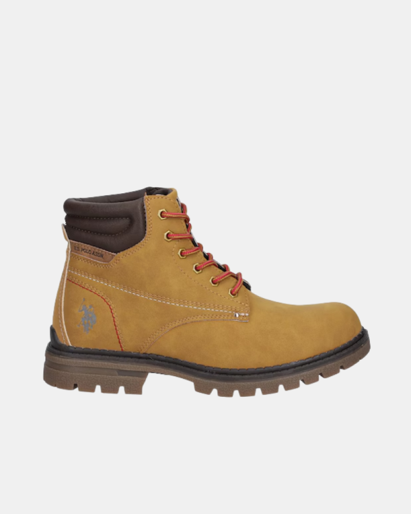 Botas Black Friday hombre US Polo OHIO marrones en fondo neutro