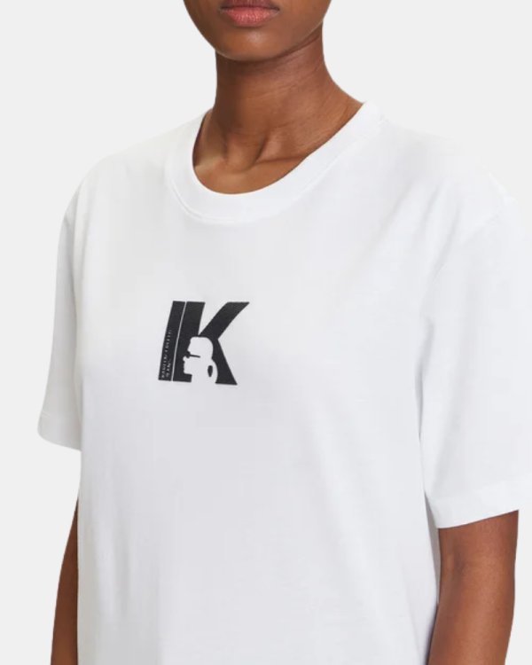 T-shirts Manga curta Mulher Karl Lagerfeld Branco A3W17094