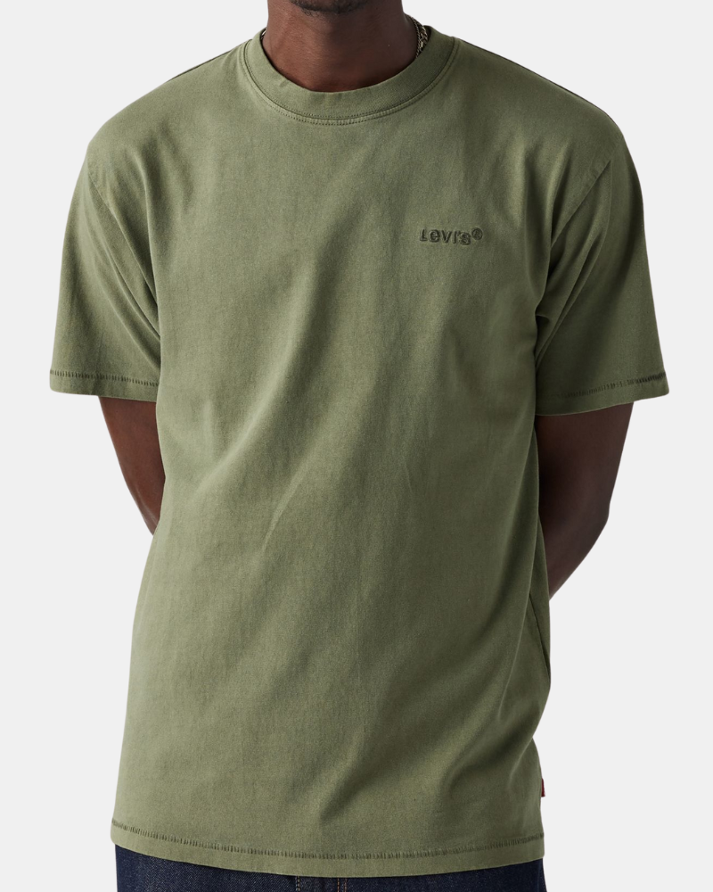 T-shirts Manga curta Homem LEVIS Verde A0637 0046 RED TAB VINTAGE TEE