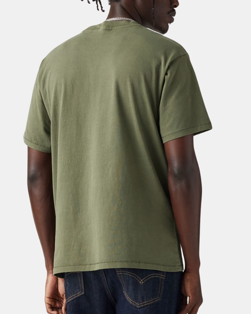 T-shirts Manga curta Homem LEVIS Verde A0637 0046 RED TAB VINTAGE TEE