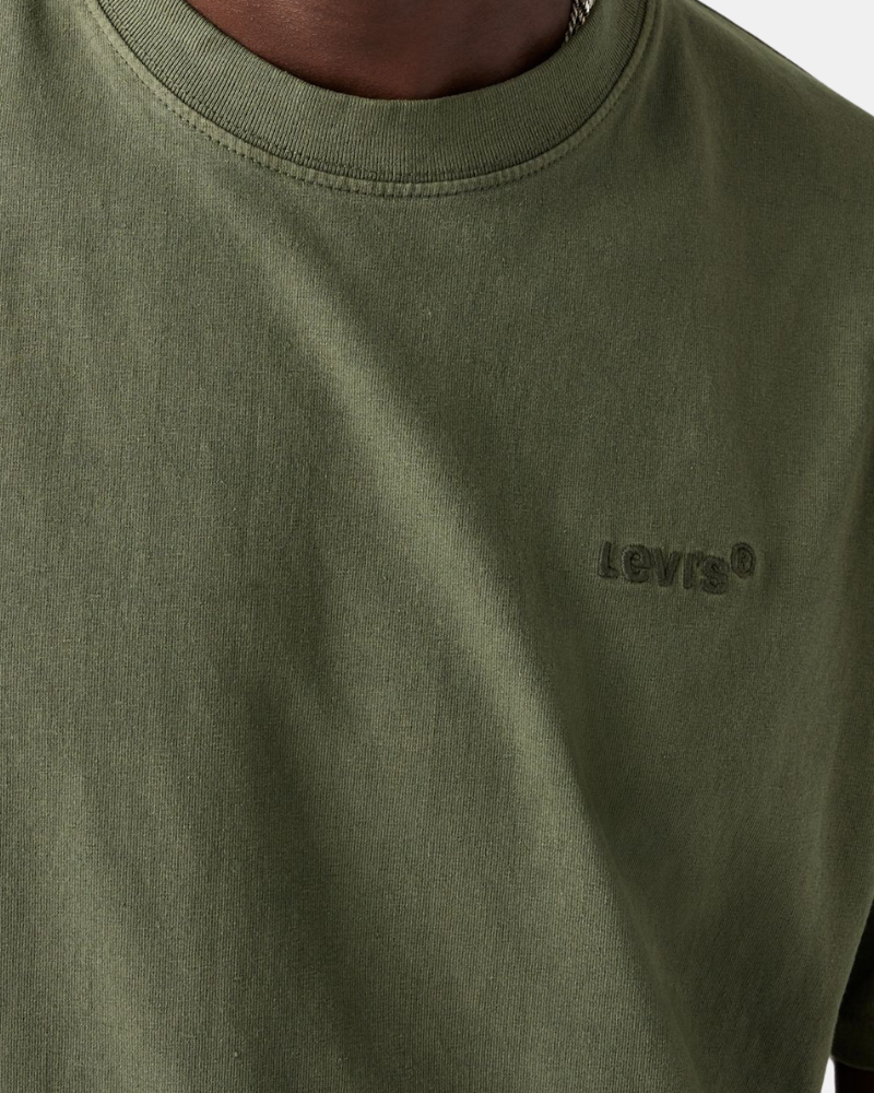 T-shirts Manga curta Homem LEVIS Verde A0637 0046 RED TAB VINTAGE TEE