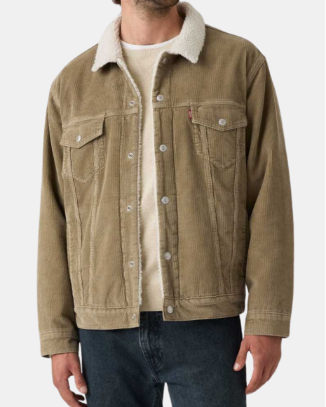  Abrigos Manga larga Hombre LEVIS Marrón A5784 0022 RELAXED FIT SHERPA TRKR