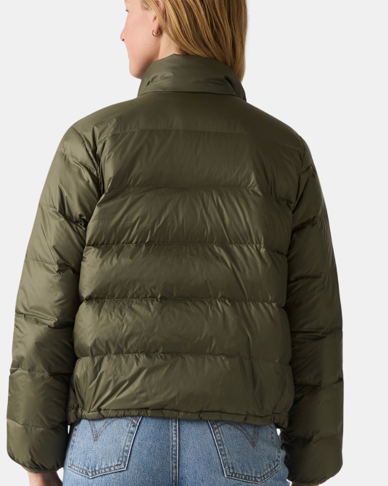 Casacos Manga comprida Mulher LEVIS Verde A8320 0011 WILLA DOWN PACKABLE JACKET
