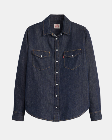 Camisas Manga Comprida Mulher LEVIS Azul 16786 0101 ICONIC WESTERN
