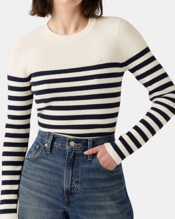 Camisola Manga Comprida Multer LEVIS Nude A0719 0036 RIB CREW SWEATER