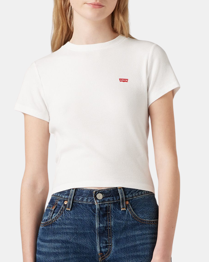 T-shirts Manga curta Mulher LEVIS Branco A7419 0013 ESSENTIAL SPORTY TEE