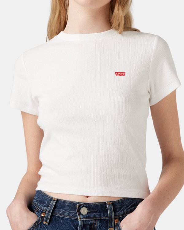 T-shirts Manga curta Mulher LEVIS Branco A7419 0013 ESSENTIAL SPORTY TEE