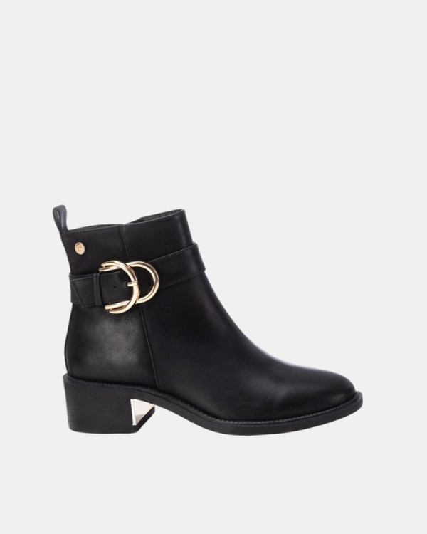 Botas bajas black friday mujer XTI negras casual