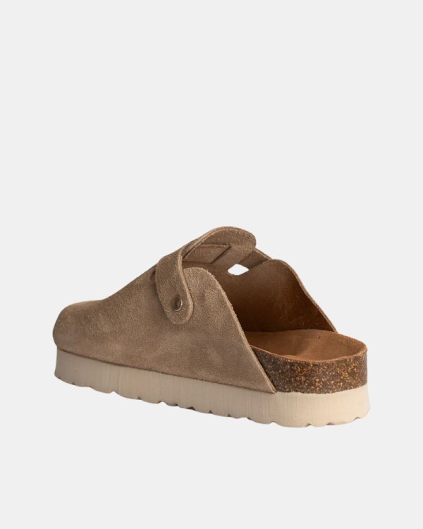 Sandalias Mulher RKS Taupe 15387