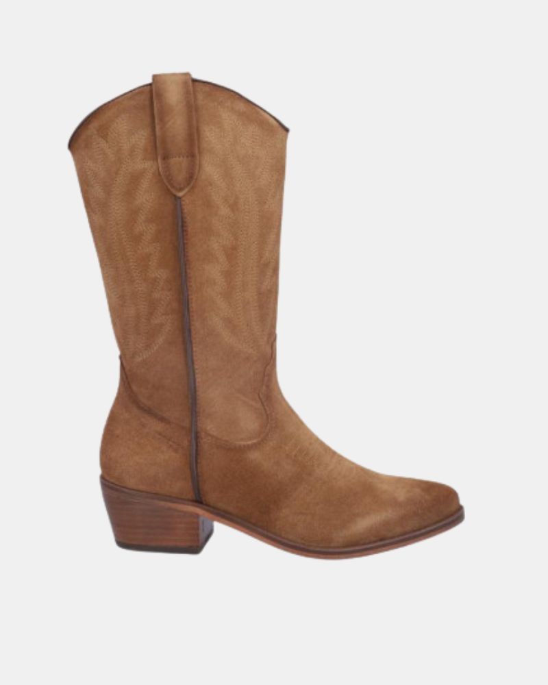 Botas Cowboy Mujer BONAVENTURE Taupe B684 5
