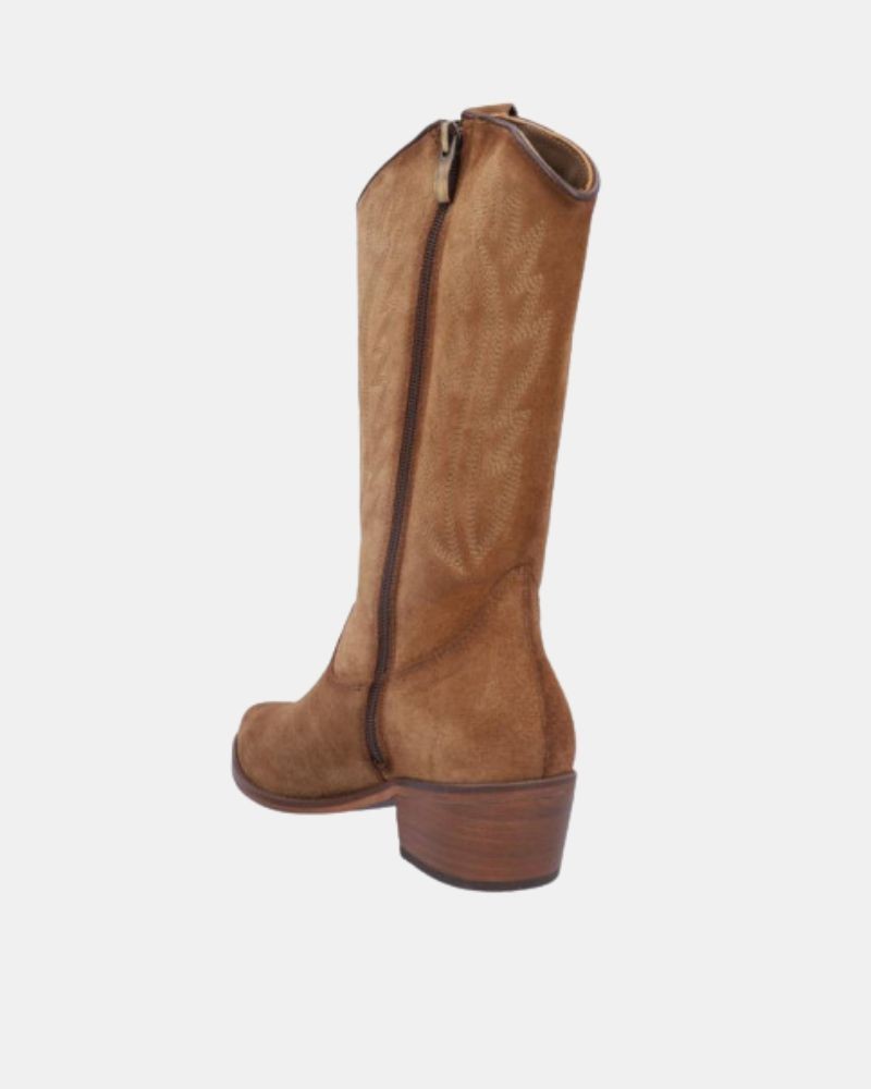 Botas Cowboy Mujer BONAVENTURE Taupe B684 5