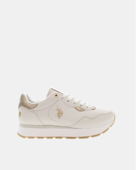 Zapatillas Bajas Mujer US Polo Beige KITTY006W EYH1