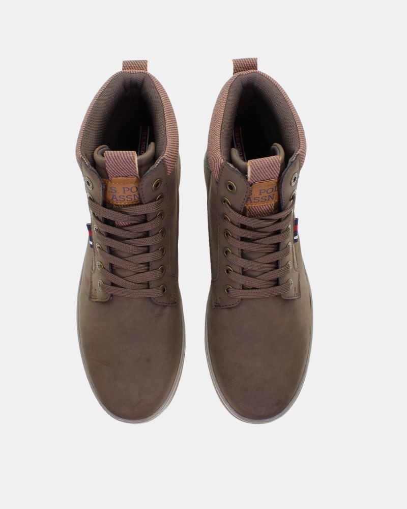 Botas bajas Black Friday hombre US Polo verdes HOOVER001A