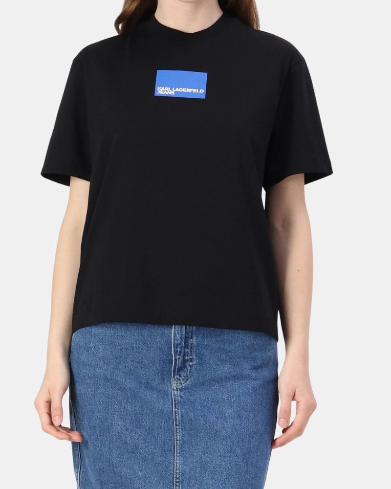  Camisetas Manga corta Mujer Karl Lagerfeld Negro A1W17006