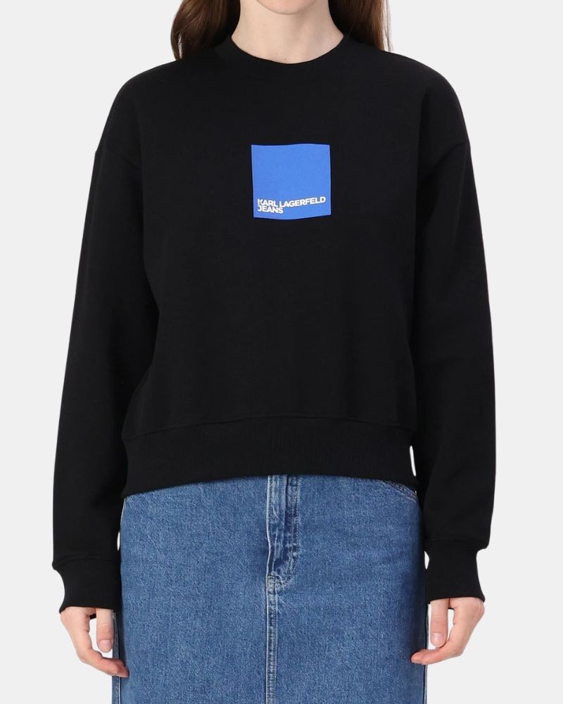  Sudaderas Manga larga Mujer Karl Lagerfeld Negro A1W20006