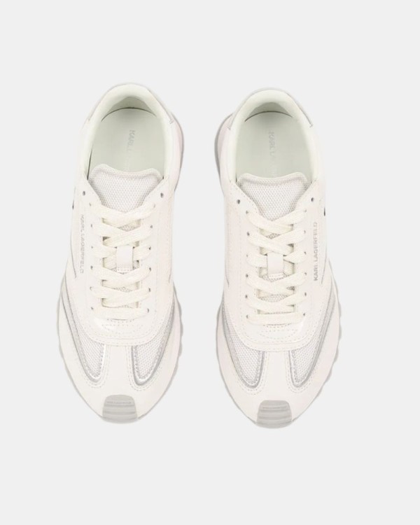 Sapatilhas Baixas Mulher Karl Lagerfeld Branco KL61130N KAIRO