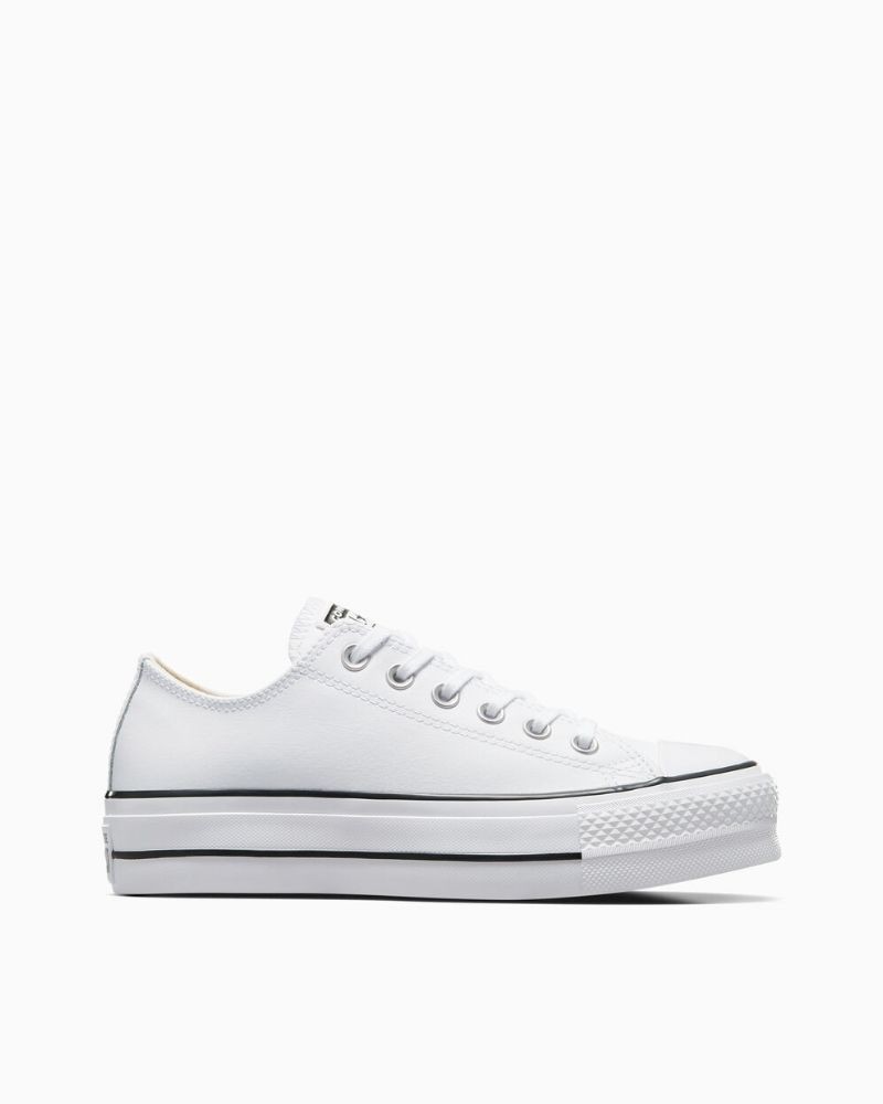 Sapatilhas Baixas Mulher CONVERSE Branco 561680C CHUCK TAYLOR ALL STAR LEATHER