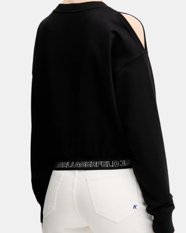  Sudaderas Manga larga Hombre Karl Lagerfeld Negro A2W20062