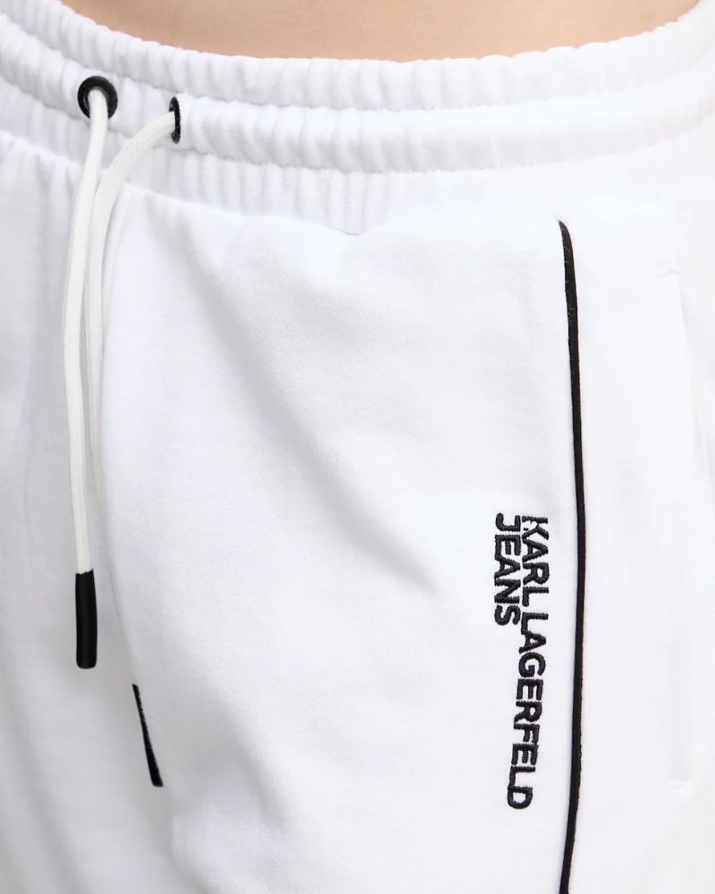  Pantalones Largos Chándal Mujer Karl Lagerfeld Blanco A2W10094