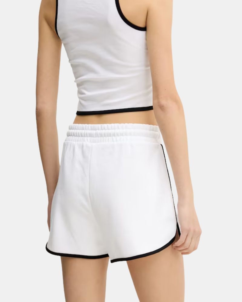  Pantalones Chándal Bermudas Mujer Karl Lagerfeld Blanco A2W10095