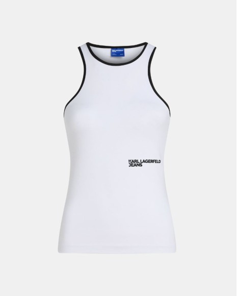  Camisetas Top Mujer Karl Lagerfeld Blanco A3W17047