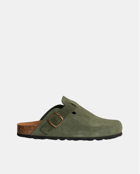  Zuecos Mujer RKS Verde 0355