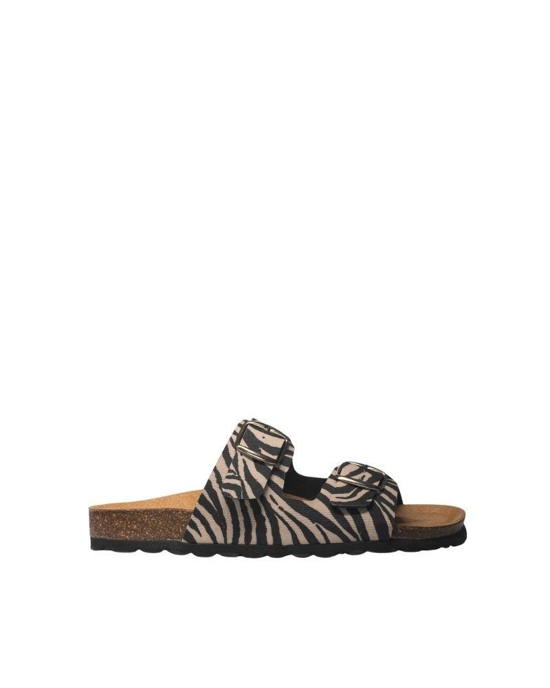 Sandálias Abertas Mulher RKS Animal Print 11096
