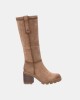 Botas altas black friday Mujer REFRESH Taupe 172123