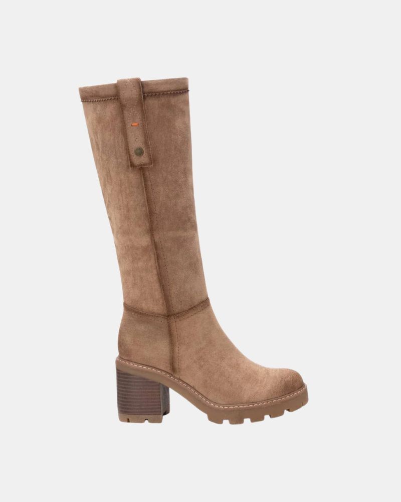 Botas altas mujer REFRESH taupe black friday