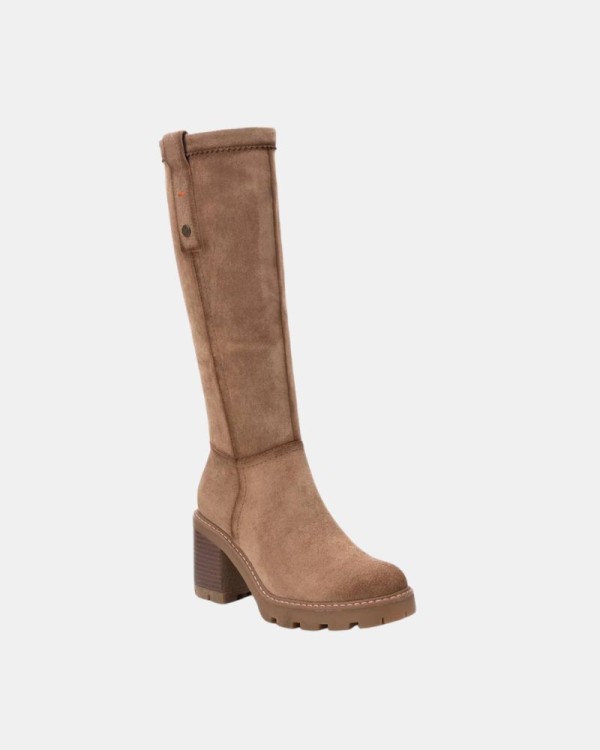 Botas Altas Mulher REFRESH Taupe 172123