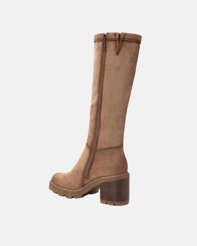 Botas altas black friday Mujer REFRESH Taupe 172123