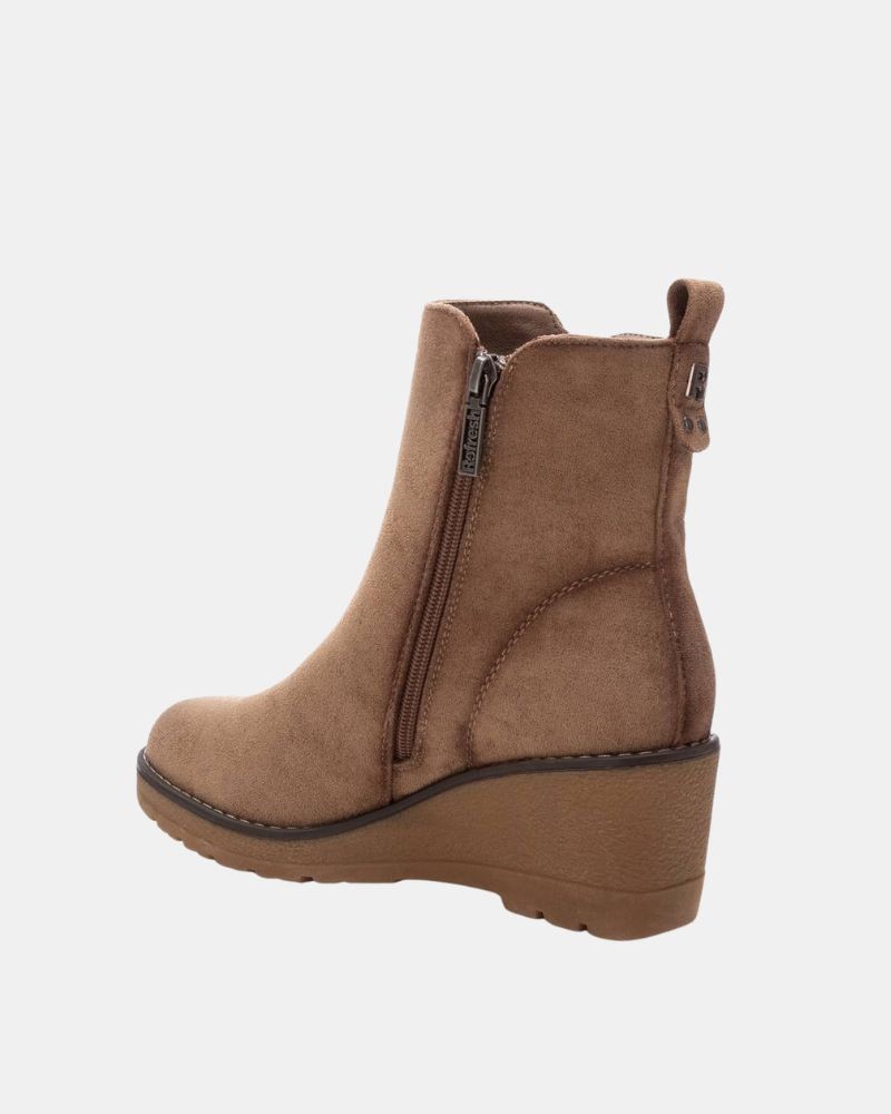Botins Baixos Mulher REFRESH Taupe 171009