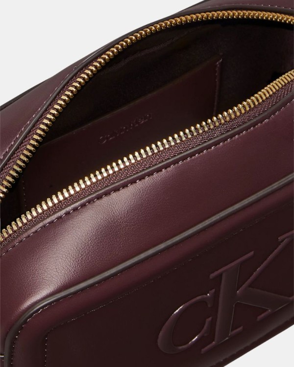 Bolsas de Bandoleira Mulher CALVIN KLEIN Bordô LV04F3220G