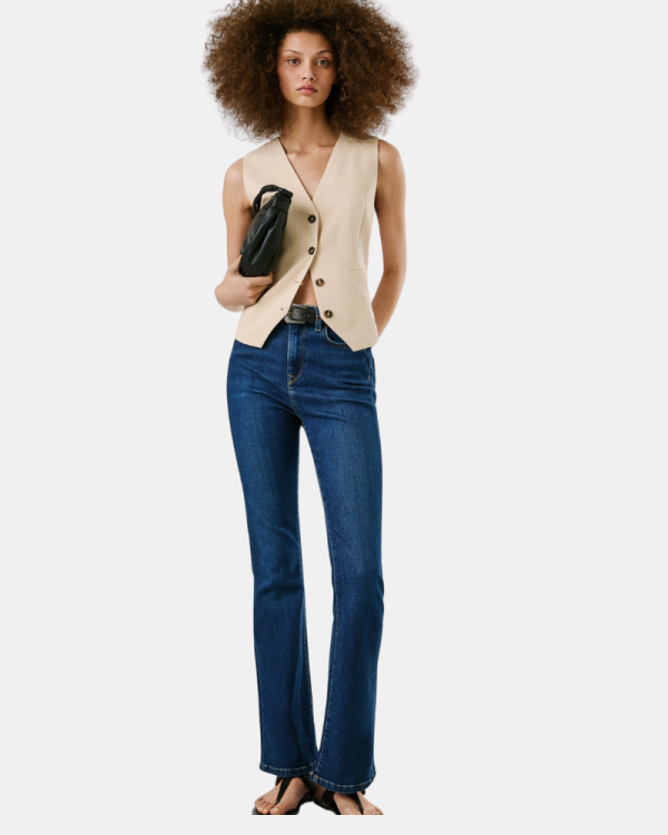 Calças Mulher PEPE JEANS Azul PL2047335AB FLARE HW DION