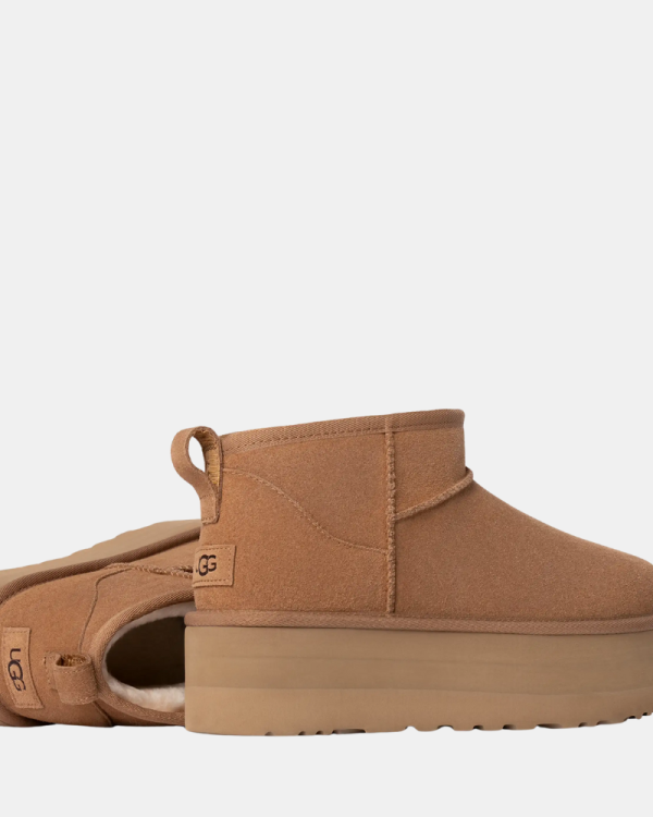Botas Baixas Australianas Mulher UGG Castanho 1135092 CLASSIC ULTRA MINI PLATFORM
