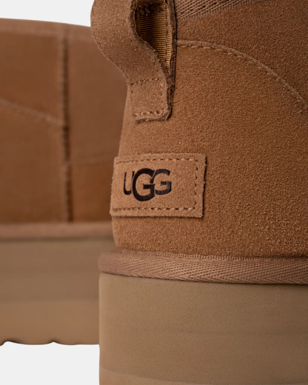 Botas Baixas Australianas Mulher UGG Castanho 1135092 CLASSIC ULTRA MINI PLATFORM