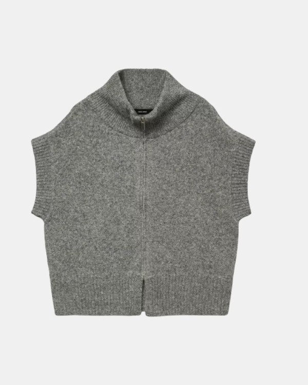  Jersey Manga corta Chaleco Mujer VERO MODA Gris 10331524 BANG